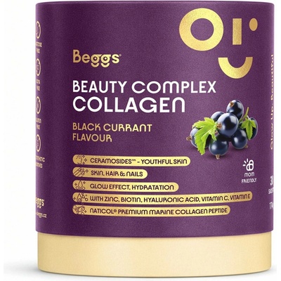 Beggs Beauty and Glow collagen Blackcurrant 30 x 5,8 g