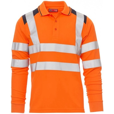 Payper GUARD+ WINTER Reflexná polokošeľa pánska Fluorescent orange XS