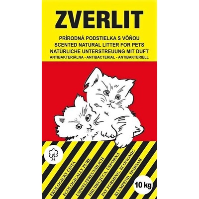 Zverlit červený hrubá s vôňou Podestýlka mačka 10 kg