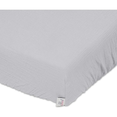 Baby Matex Prostěradlo mušelín Grafitové 60x120