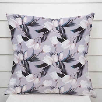 Biante PML-034 biele tulipány na sivom 35 x 45 cm