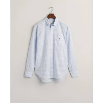 Image 1 of Gant Regular Fit Gingham Poplin Shirt - Blue 455