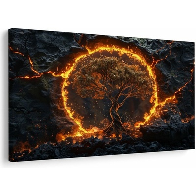 Obraz strom života v ohni - 60x40