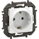 Legrand - Домашна SCHUKO розетка без рамка NILOE 250V бяла (LR0113)