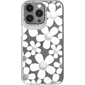 SwitchEasy Artist Fleur Case - дизайнерски хибриден удароустойчив кейс за iPhone 13 Pro (прозрачен)