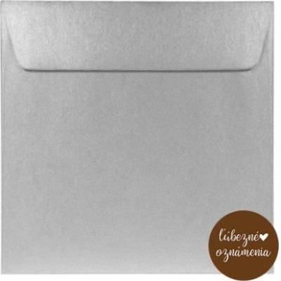 Perleťová obálka - 120 g - perleťovostrieborná