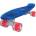 Sportmann Син скейтборд Penny Mad Cruiser Full LED с лагери ABEC 7