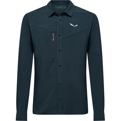 Salewa Мъжка риза с копчета Salewa Puez L/S Shirt - Blueberry - размер 52 (EU) (033-3190-0114)
