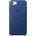 Apple iPhone Leather Case - оригинален кожен кейс (естествена кожа) за iPhone SE (2020) iPhone 8, iPhone 7 (сапфир)