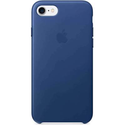Apple iPhone Leather Case - оригинален кожен кейс (естествена кожа) за iPhone SE (2020) iPhone 8, iPhone 7 (сапфир)