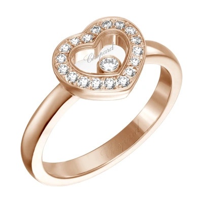 Chopard Zlatý prsten Happy Diamonds Icons 82A054-5211 2011540