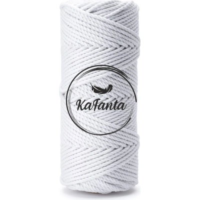 Bavlněná šňůra KaFanta Premium 3PLY 5mm - white