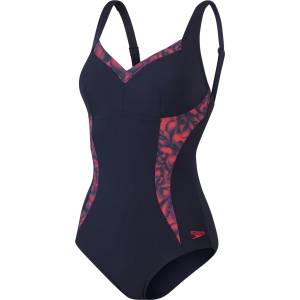 Speedo Бански костюм Speedo Women's One Piece Swimsuit - Navy/Red