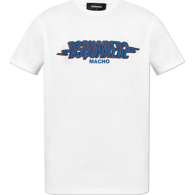 DSQUARED2 Macho White tričko bílá