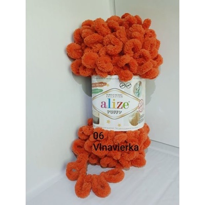 Alize Puffy 06 mrkvovo oranžova