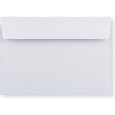Bílá obálka s rovnou klopou 114x162 mm (C6)
