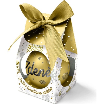 Nekupto Vánoční koule se jménem Zdeněk svítící skleněná 5,8 cm