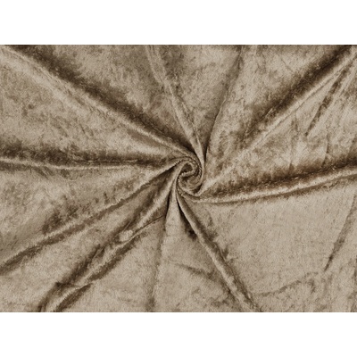 Elastický samet lesklý, střední, 052 šedobéžová