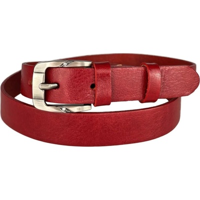 Penny Belts dámský kožený opasek 172-93 červený