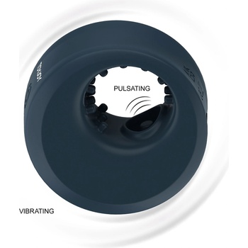 Image 1 of ToyJoy Urban Zephyr Pulasating Stroker & C-Ring Blue