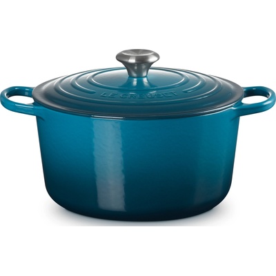 Le Creuset Тава за печене Signature дълбока 24 см цвят на море (21195266422430)