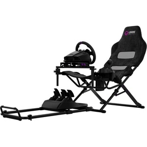LORGAR Геймърски стол Lorgar Advanced RAF1, до 120kg, рамка от алуминий и желязо, сгъваем, черен (LRG-RAF1)