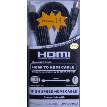 Image 1 of Плосък HDMI кабел , версия 1.4 , 10.2Gbit/s, 1080p+, Proclass - 2 метра