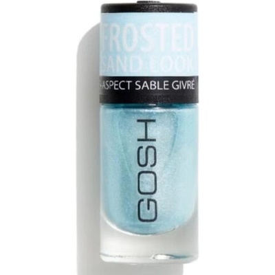 Gosh Copenhagen Copenhagen Матов брокатен лак за нокти №08 мразовито светлосин Frosted Soft Blue 8 мл