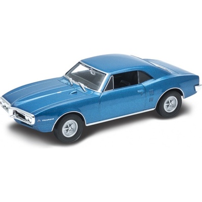 Welly Pontiac Firebird 1967 model modrý 1:34