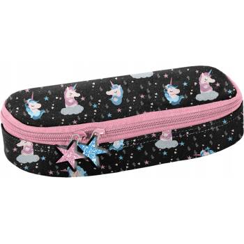 Image 1 of PASO Овален ученически несесер Paso Unicorn - черен (PP22UN-013)