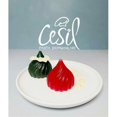 Cesil Silikonová forma na pečení/na mražené dezerty Ruská kupole 6cm na 5 ks