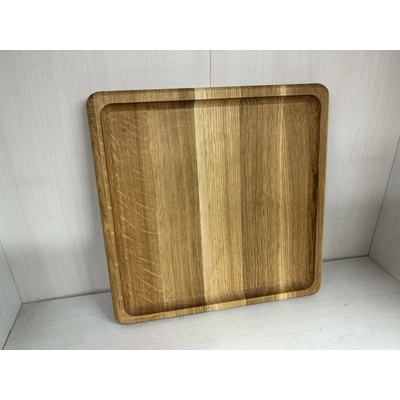 Dřevotéka Dubový servírovací tác velký 29x29 cm