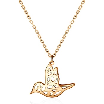 SAVICKI Колие Савицки със сърце и котка: злато