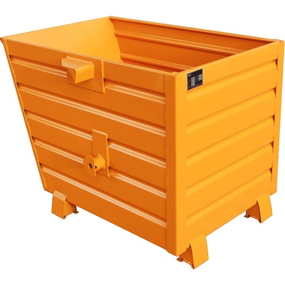 TRV PLN 8812/OR Stohovatelný kontejner oranžová nosnost 1500 kg