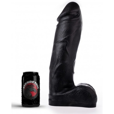 Rawhide Toys Syron XL čierne prémiové silikónové dildo s Vac-U-Lock 35,5 x 8,5–8,9 cm