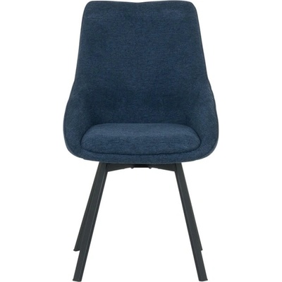 Carmen Трапезен стол Carmen WIGAN, до 120кг, дамаска, праховобоядисана метална база, въртене на 360°, син (bt-3532083_3)