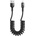 Xmart Lightning кабел Xmart Spiral, 1.8м, Черен (9108)