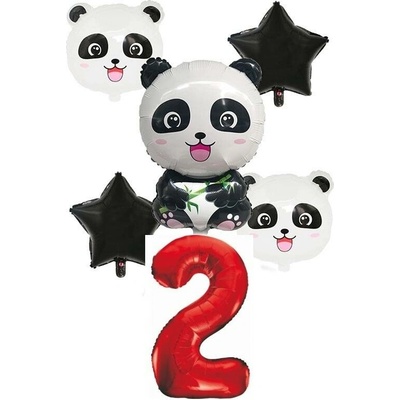 Balónkový set Panda 2.narozeniny