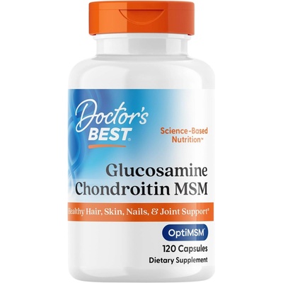 Doctor's Best Glukozamín Chondroitín MSM s OptiMSM 120 veg. kapsúl