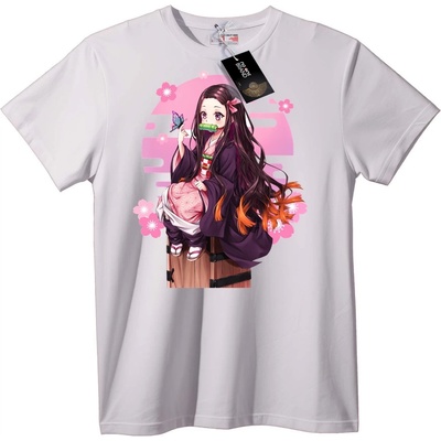 NOONEBRAND Тениска с Незуко от Kimetsu - M, Black