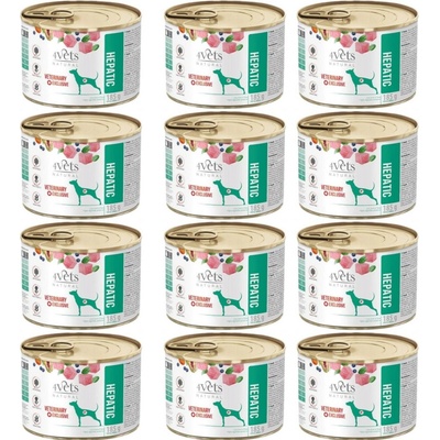 4Vets Natural Veterinary Exclusive Hepatic 12 x 185 g