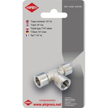 Airpress Т-образен елемент t 1/4" в блистер 4337591 (4337591)