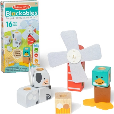 Melissa & Doug Blockables stavebnica farma