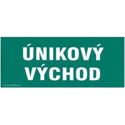 Samolepka Únikový východ