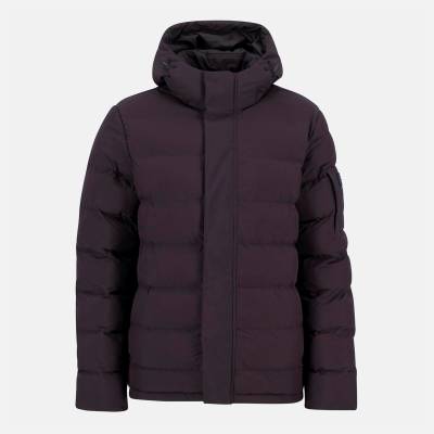 Barbour International Яке Barbour International Men's Daleson Hooded Long Sleeve Long Puffer Jacket - Java Red RE91
