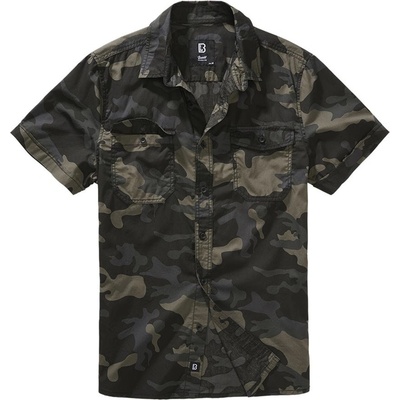 Brandit košile Roadstar košile krátký rukáv darkcamo