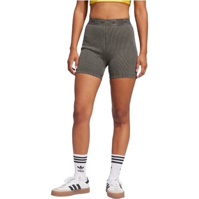 adidas dámske kraťasy ORIGINALS-RIB BOOTY short-JC7554-Black čierna