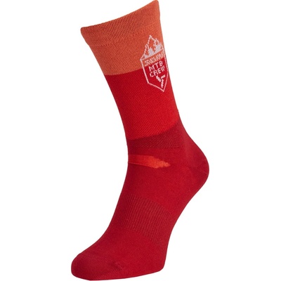 Silvini Cyklistické ponožky Ferugi UA1644 merlot/orange