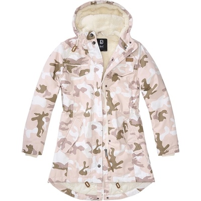 Kabát Brandit Ladies Marsh Lake Parka pink-camo