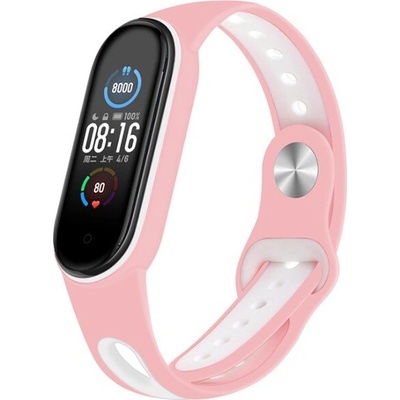 Xiaomi Mi Band 5/6 náhradný náramok - Kickback Ružovo-biela MBSCZ-5KCB007